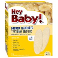 Hey Baby! Banana Teething Biscuits 